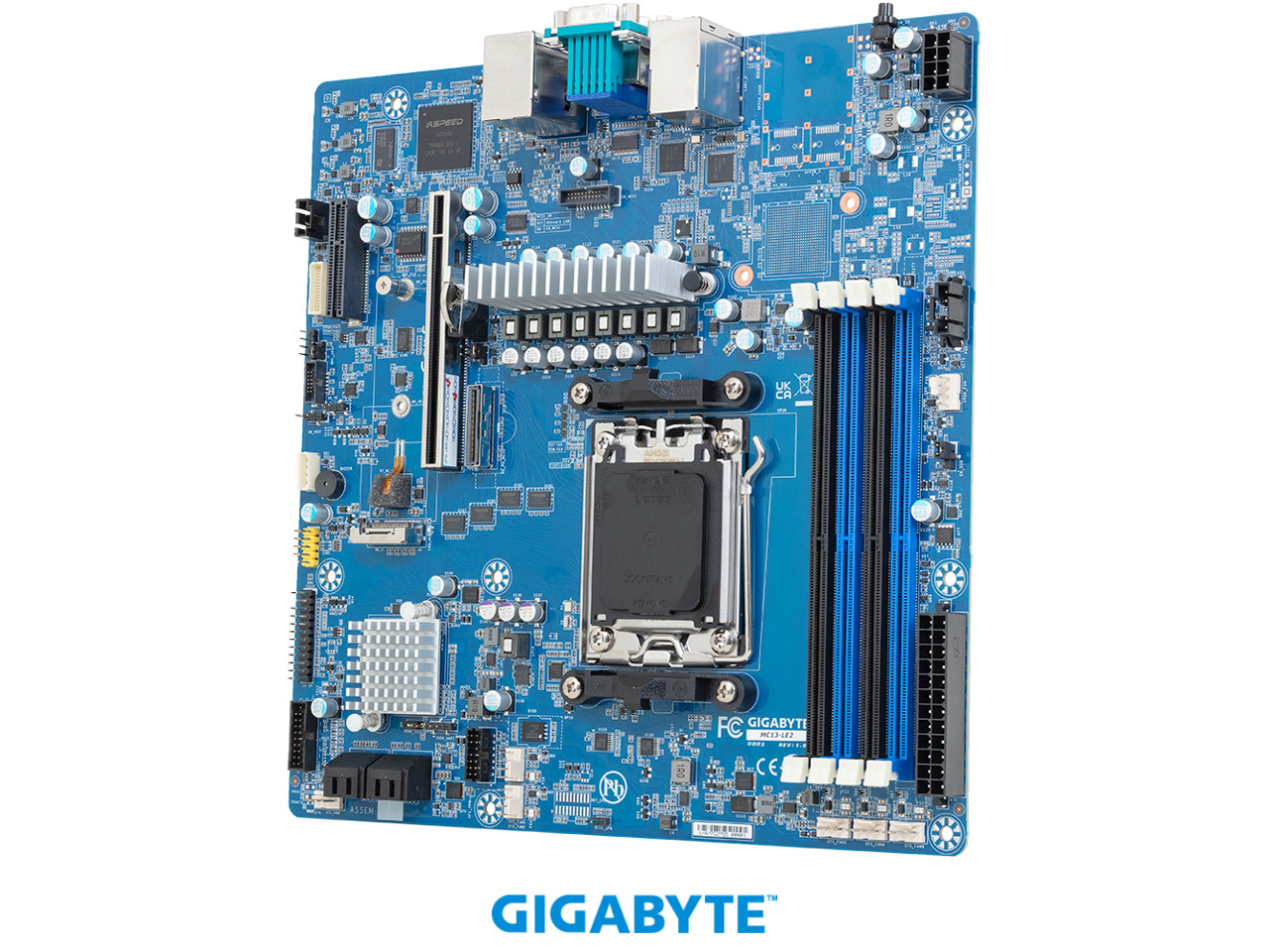 GIGABYTE MC13-LE2 Motherboard - AMD EPYC™ 4004 / Ryzen™ 9000 / Ryzen™ 7000 - mic