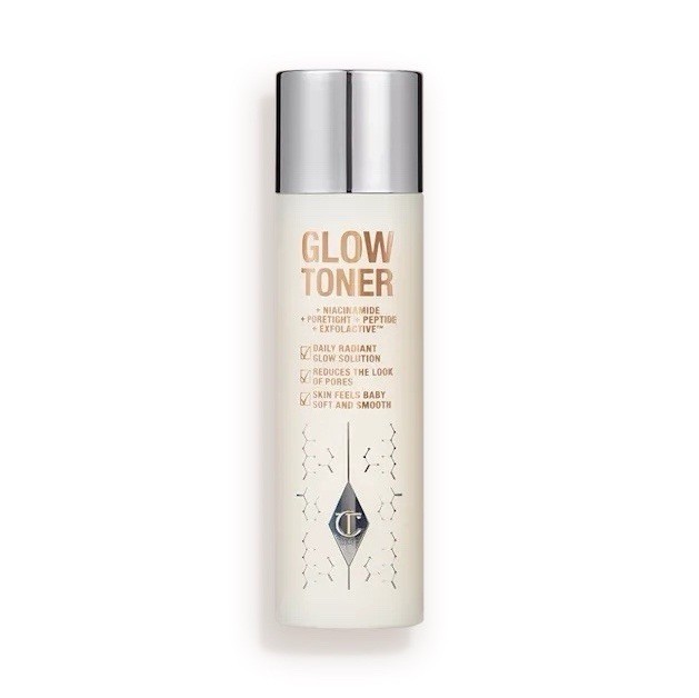 Charlotte Tilbury Glow Toner Hydrating Brightening Niacinamide Rose Lemon Scent
