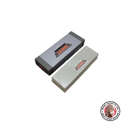 NEW Fuchioka Kamejiru FC-400 Ceramic Finishing Whetstone with Rubber Base #400
