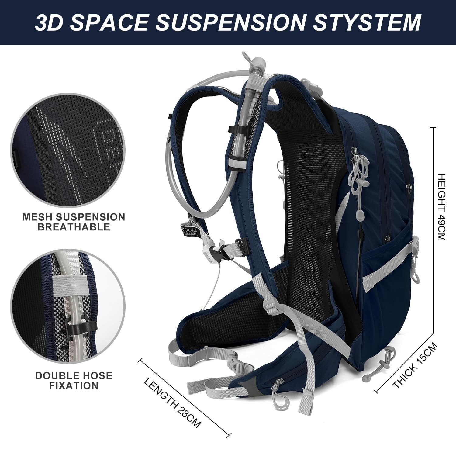 Hydration Pack ,20L Hydration Backpack, Hiking Internal Frame Backpacks with ...