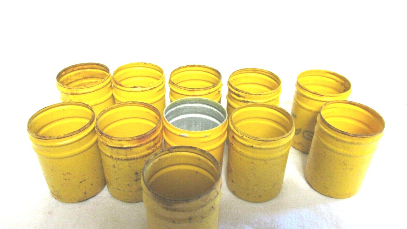 VINTAGE ELEVEN KODAK METAL FILM CANISTERS