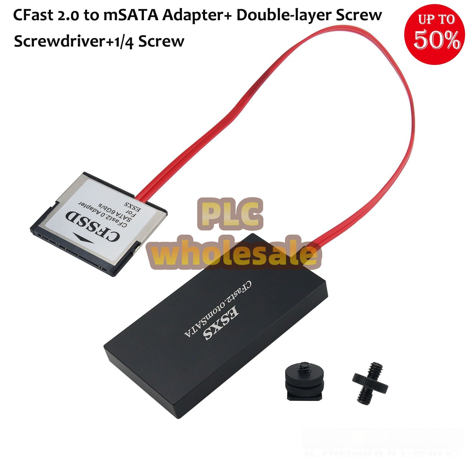 CFast 2.0 to SSD mSATA Card Converter Adapter for Canon C200 BMPCC46K Z CAM E2 I