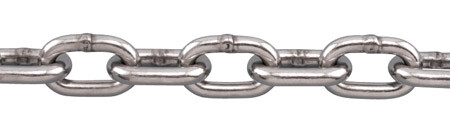 STAINLESS NACM INDUSTRIAL CHAIN 1/4" 304L SS (SOLD PER FOOT)