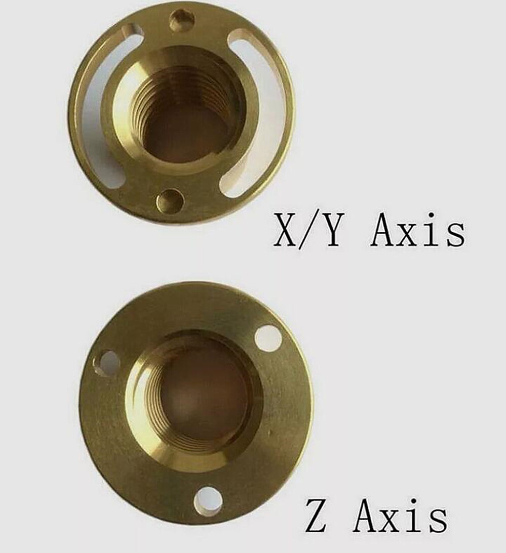 2Pc Milling Machine Y Axis Screw Copper Sleeve Wing Nut CNC Mill Part Bridgeport