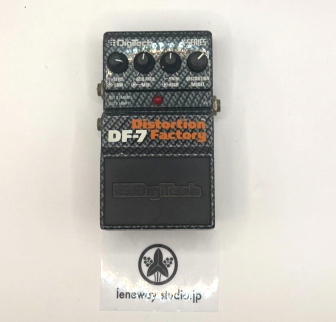Digitech DF-7 X-Series Distortion Factory 7-Mode Guitar Effect Pedal Tested