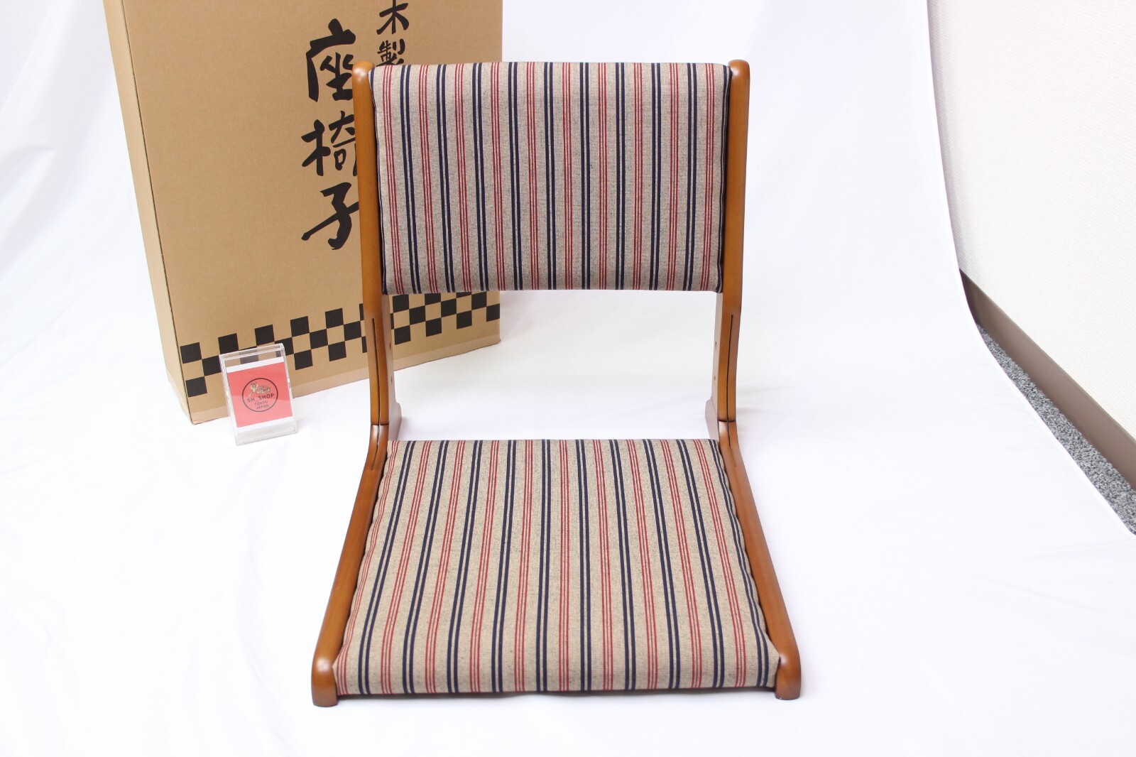 Tatami floor chair Zaisu made in Japan 1 unit W17.3 x D20.6 x H18.1 inc.