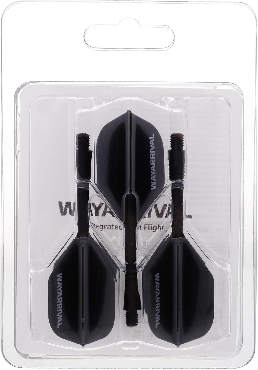 Unbreakable Integrated Dart Flights with Stems, 3 Pack, Universal 2BA Fit