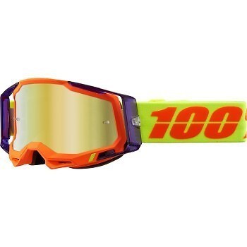 100% Racecraft 2 Goggles Arsham Red Clear Lens Offroad ATV MX Dirt Bike