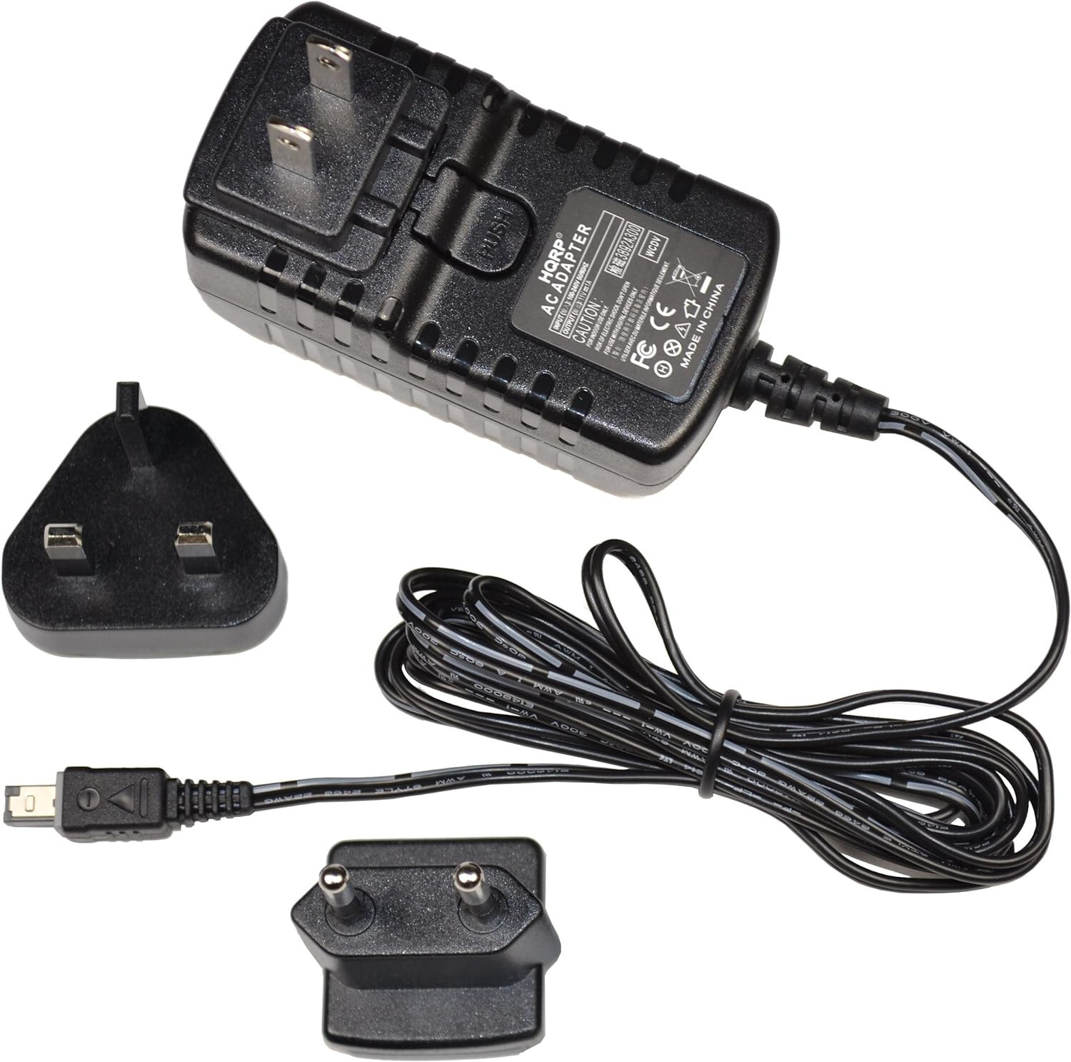 HQRP Wall Style AC Adapter Charger for JVC GZ-HD300 GZ-HD320