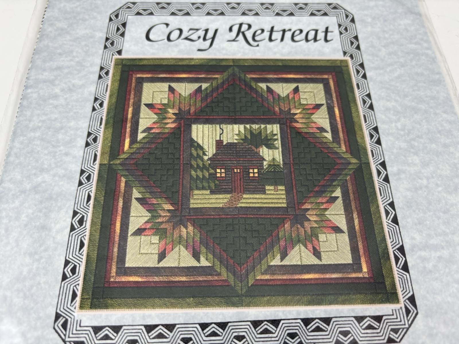 From Nancy’s Needle Quilt Series Cozy Retreat Needlepoint Pattern 1S