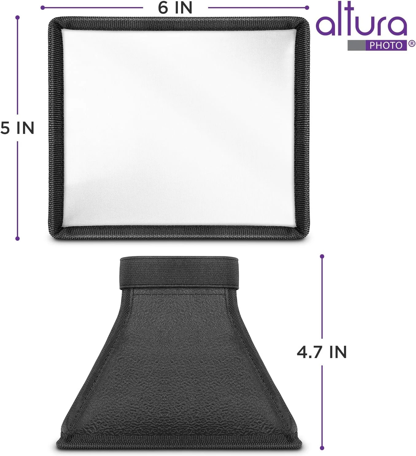 Flash Diffuser Softbox 6x5, Universal for Camera Speedlight | Great