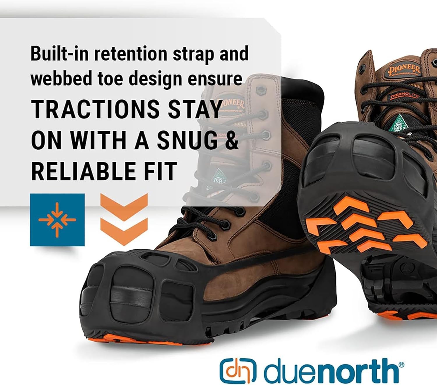 Flexible and Lightweight GripPro Spikeless Traction Aids for Ultimate Stability
