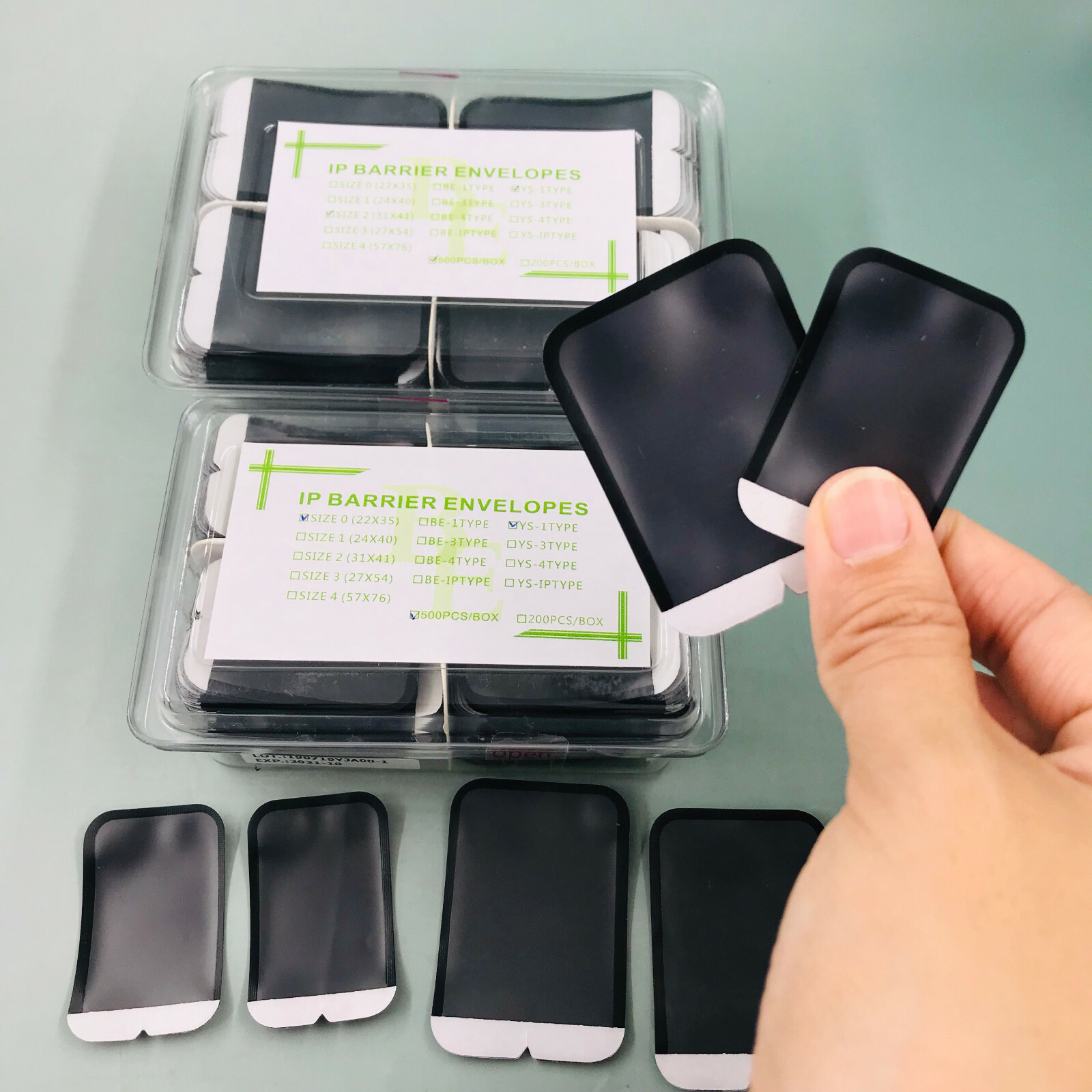 1000Pcs Size 2&0 Barrier Envelopes for Phosphor Plate Dental Digital X-Ray ScanX