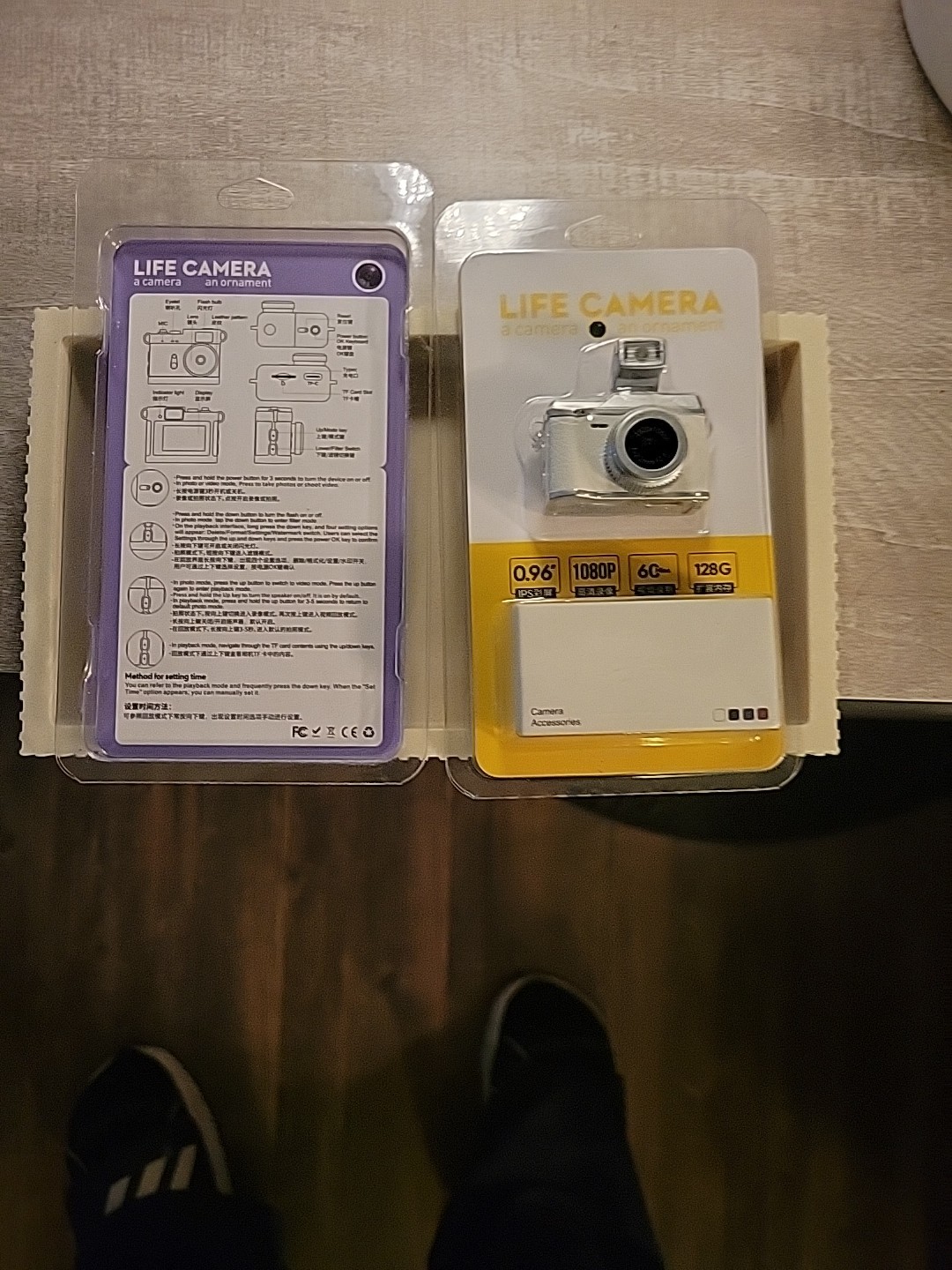 Minature Life Camera A Camera An Ornament .96 IPS HD, 32G , Micro SD Flash Drive