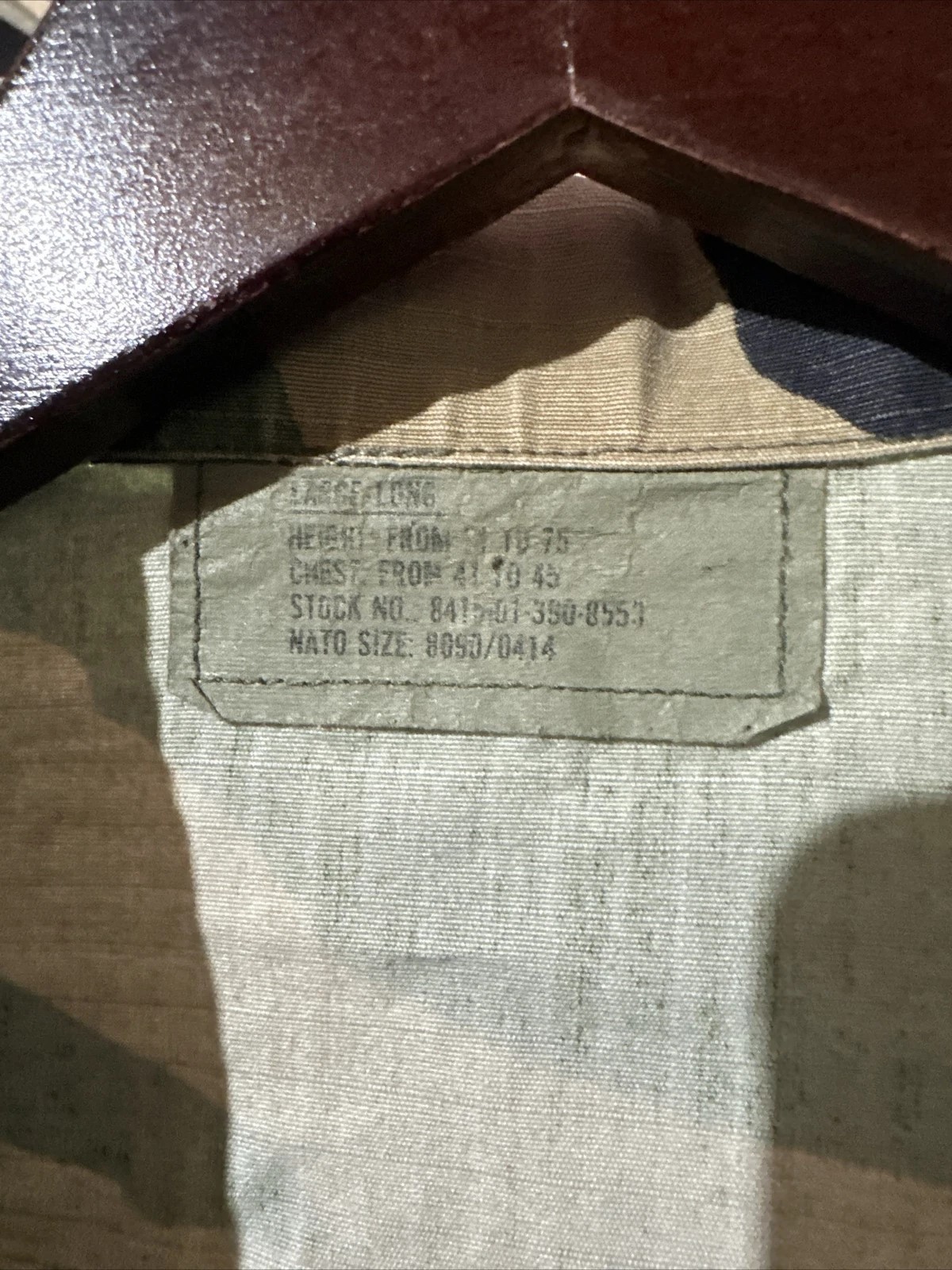 VTG US Army BDU Shirt Jacket 82nd Airborne CIB, Master Parachutist NAMED Lg Long