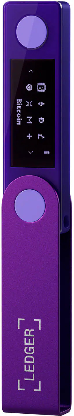 Ledger - Nano X Crypto Hardware Wallet - Bluetooth - Amethyst Purple