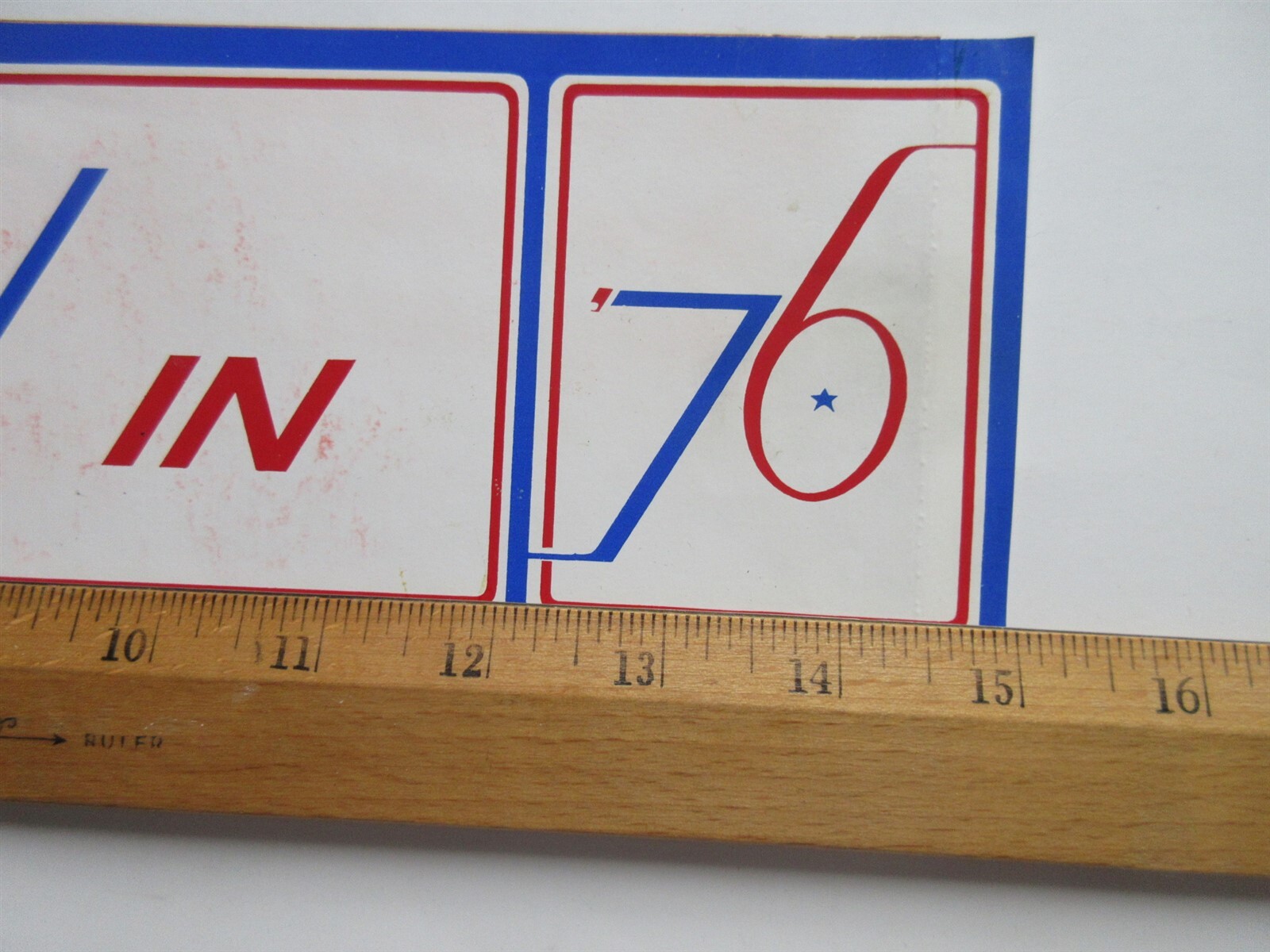 1976 LLOYD BENTSEN for President Bumper Sticker