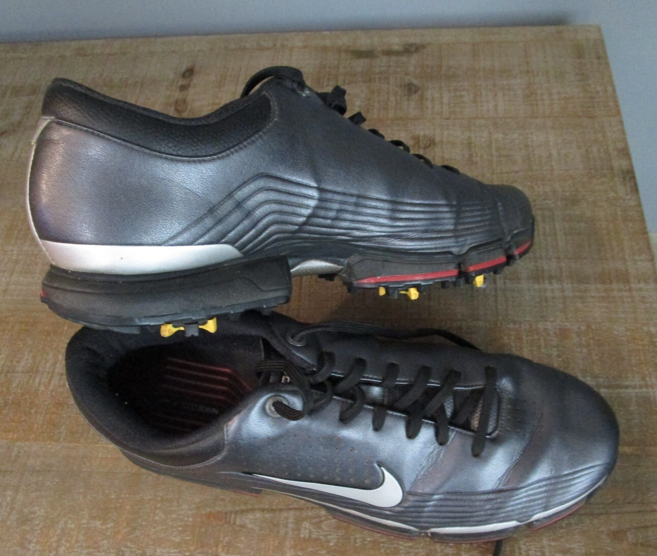 mens leather nike zoom golf shoes 10.5