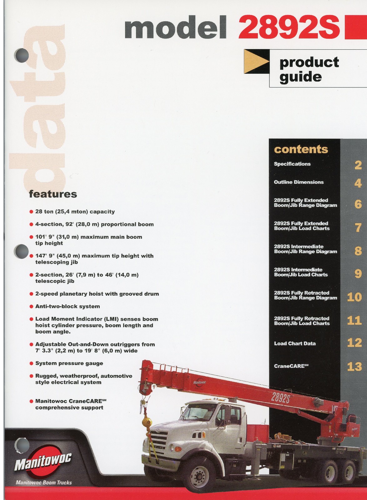 Manitowoc Crane Brochure Collection