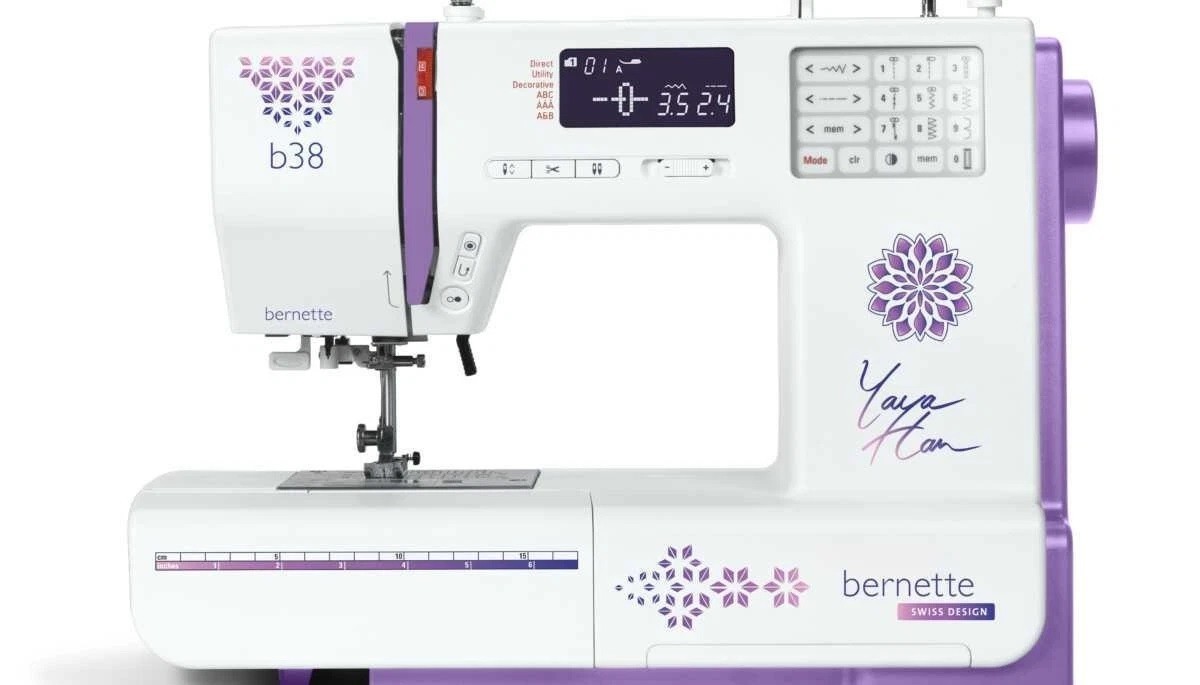 Bernette B38 Yaya Han Edition Computerized Sewing Machine 394 Built-in Stitches