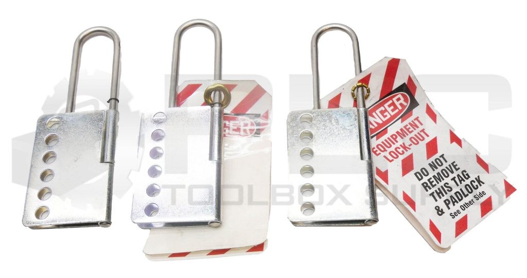 LOT OF 3 NEW LOCK OUT TAG OUT CLAMPS