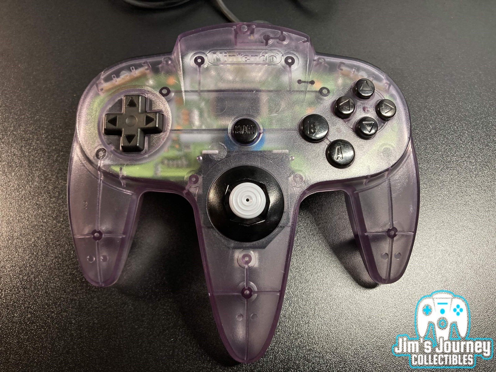 Nintendo 64 N64 Atomic Purple Custom Button Controller Benchmarking Tight OEM
