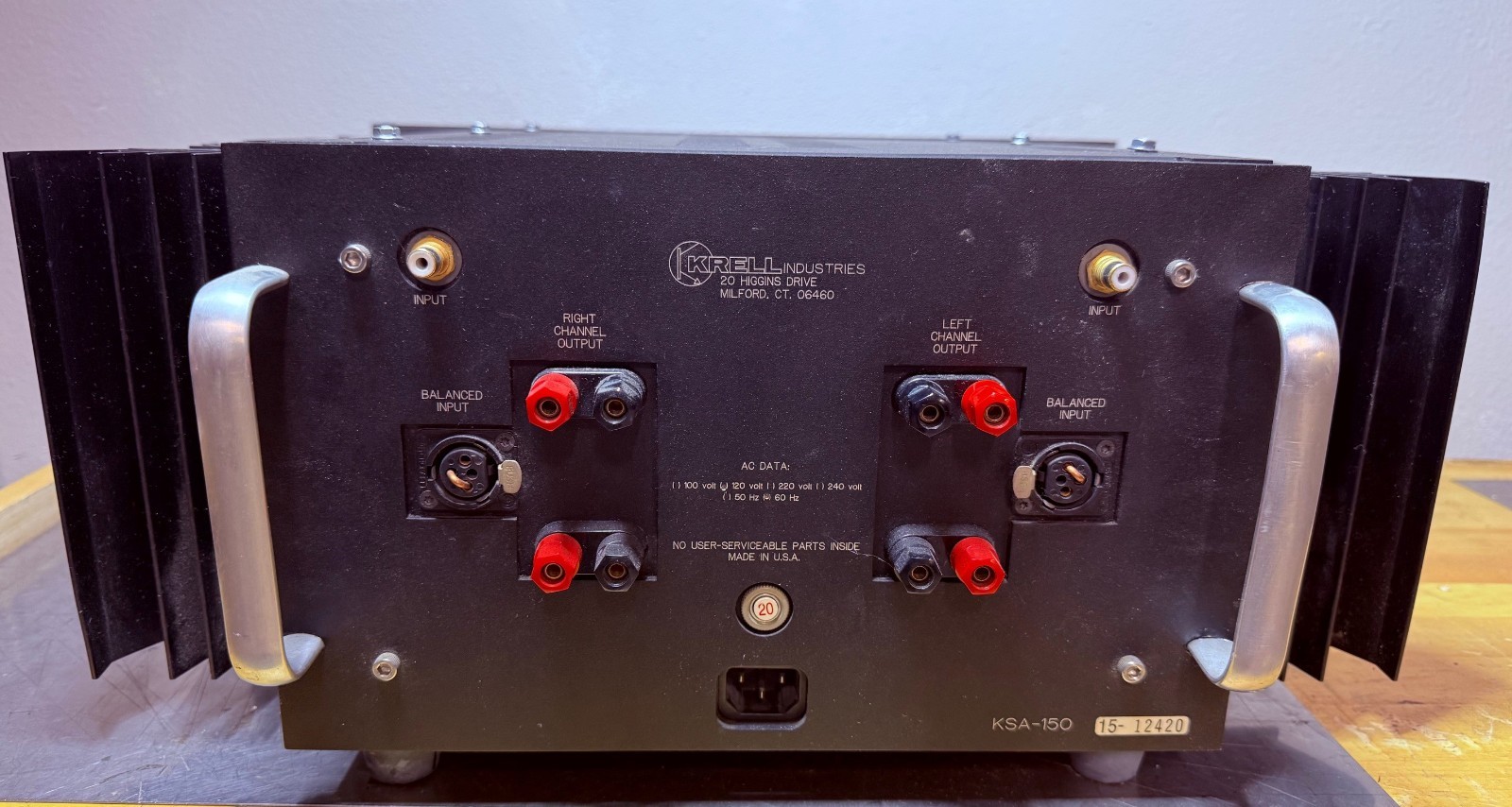 KRELL KSA 150 Stereo Amplifier - Class A Power! Look!