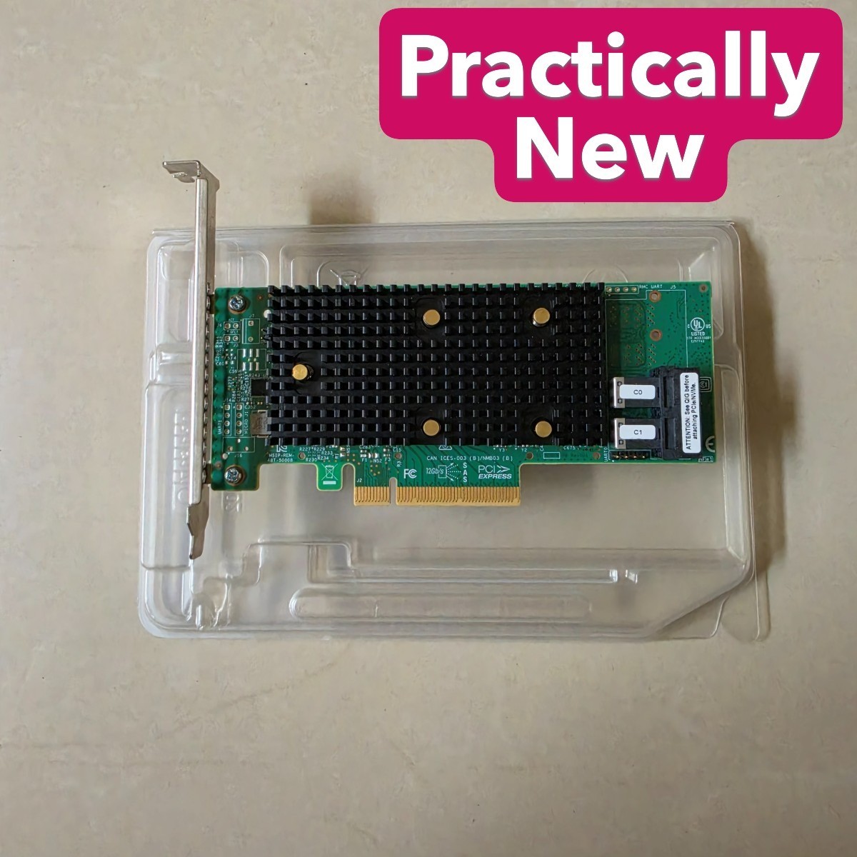 Broadcom 9400-8i HBA NVMe SAS SATA Tri-Mode Storage 05-50008-01 8 Port Avago LSI