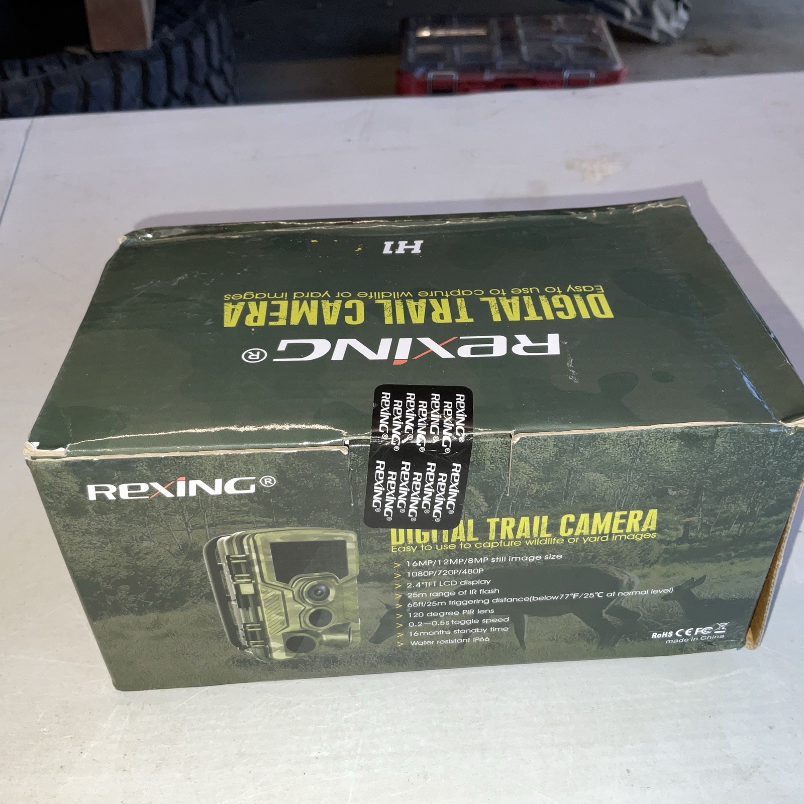 Rexing Woodlens H1 HD 16MP 1080P Hunting Digital Trail Surveillance Camera