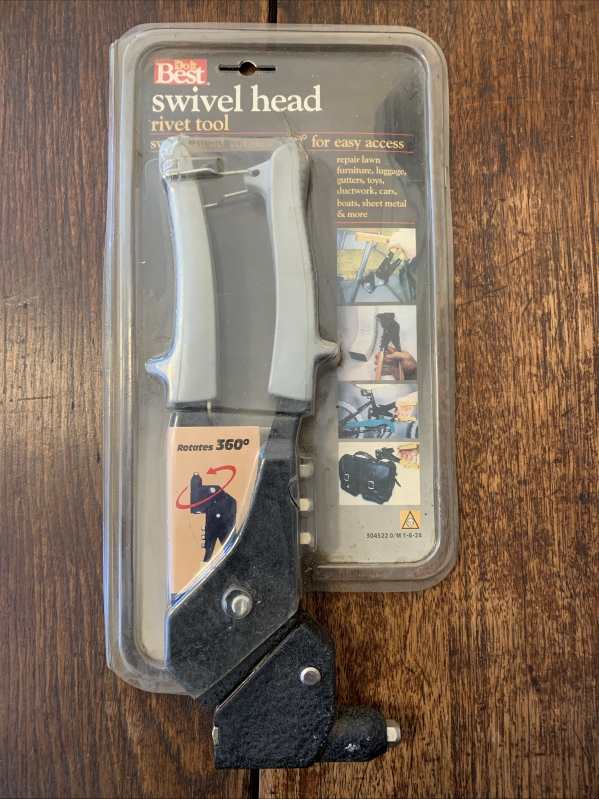 DoItBest 304522 Swivel Head Rivet Tool, FREE SHIPPING