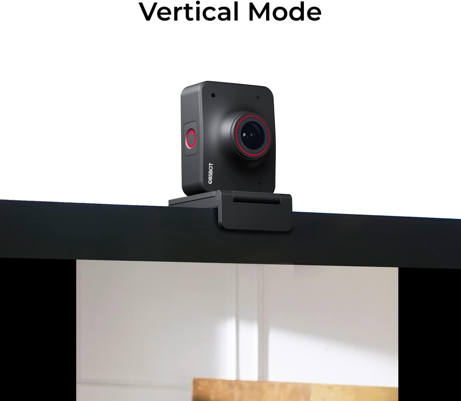 OBSBOT Meet AI-Powered 4K Webcam with Microphone AI Framing, Autofocus - Black