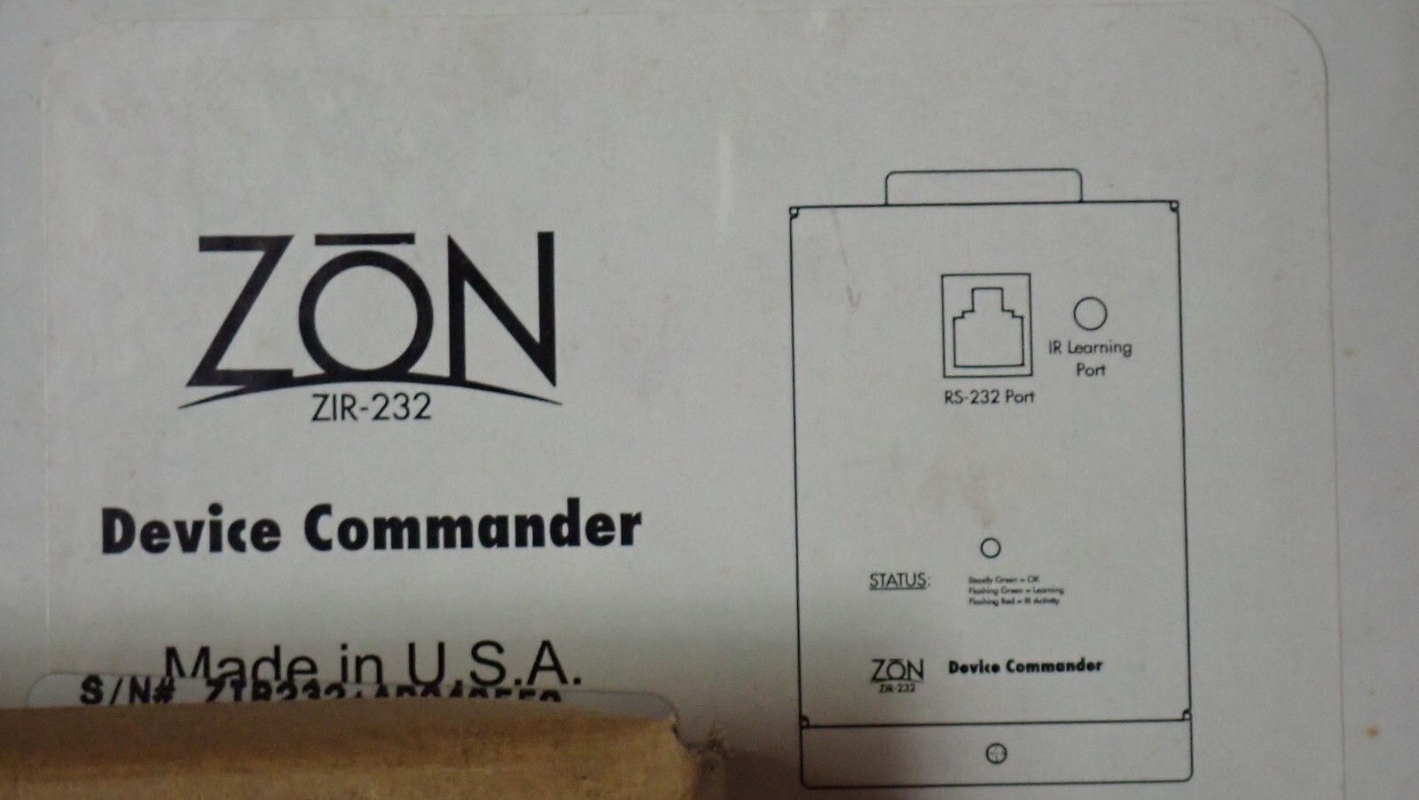 Zon Audio Commander Module