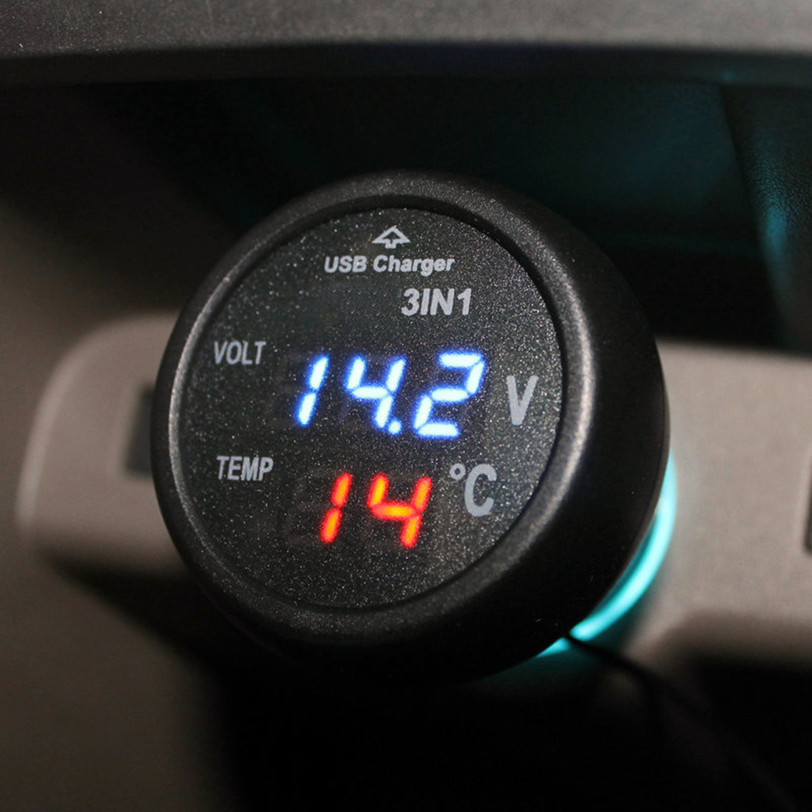 3-in-1 Multifunctional Digital Voltage Multimeter Car R0U1