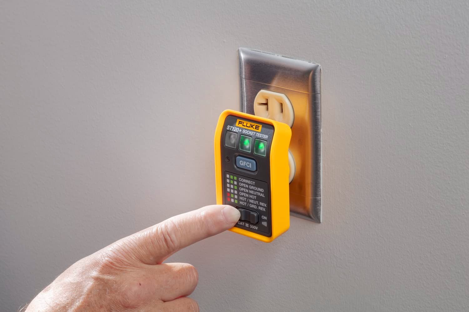 ST120+ GFCI Socket Tester with Audible Beeper