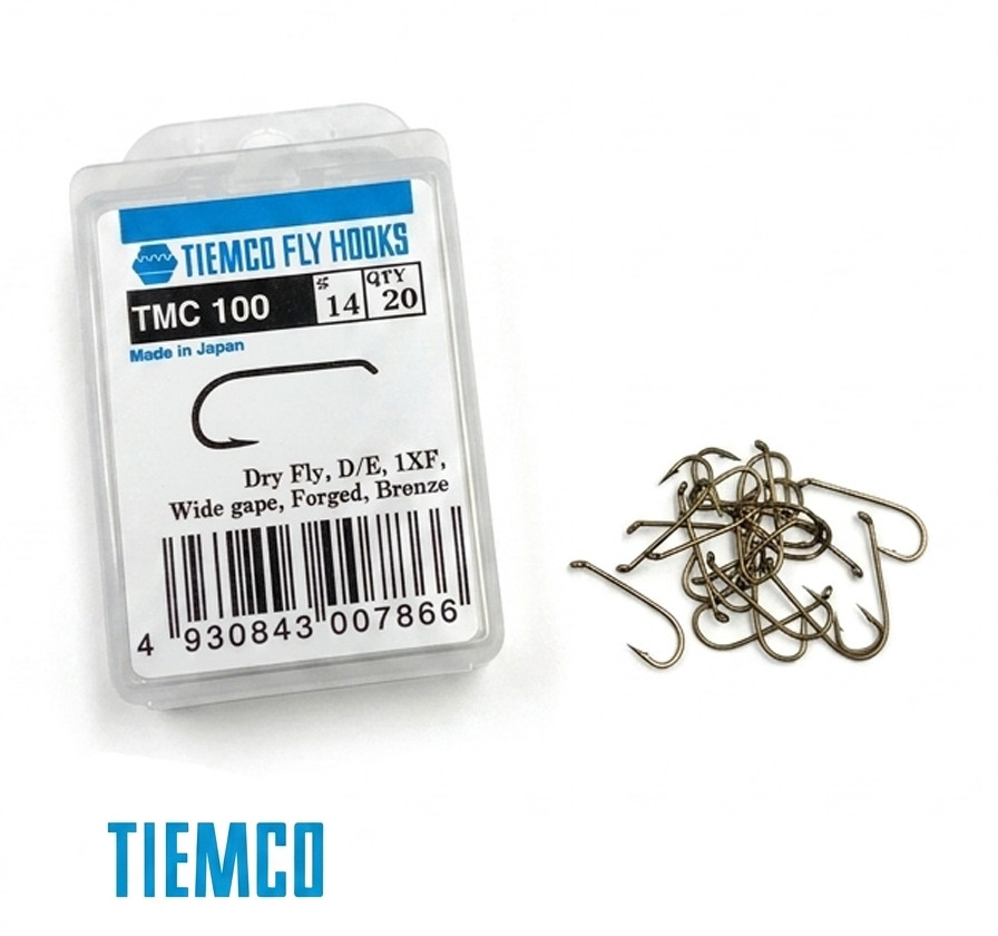 Tiemco TMC 100 x 20 Fly Tying Hooks - Dry Fly