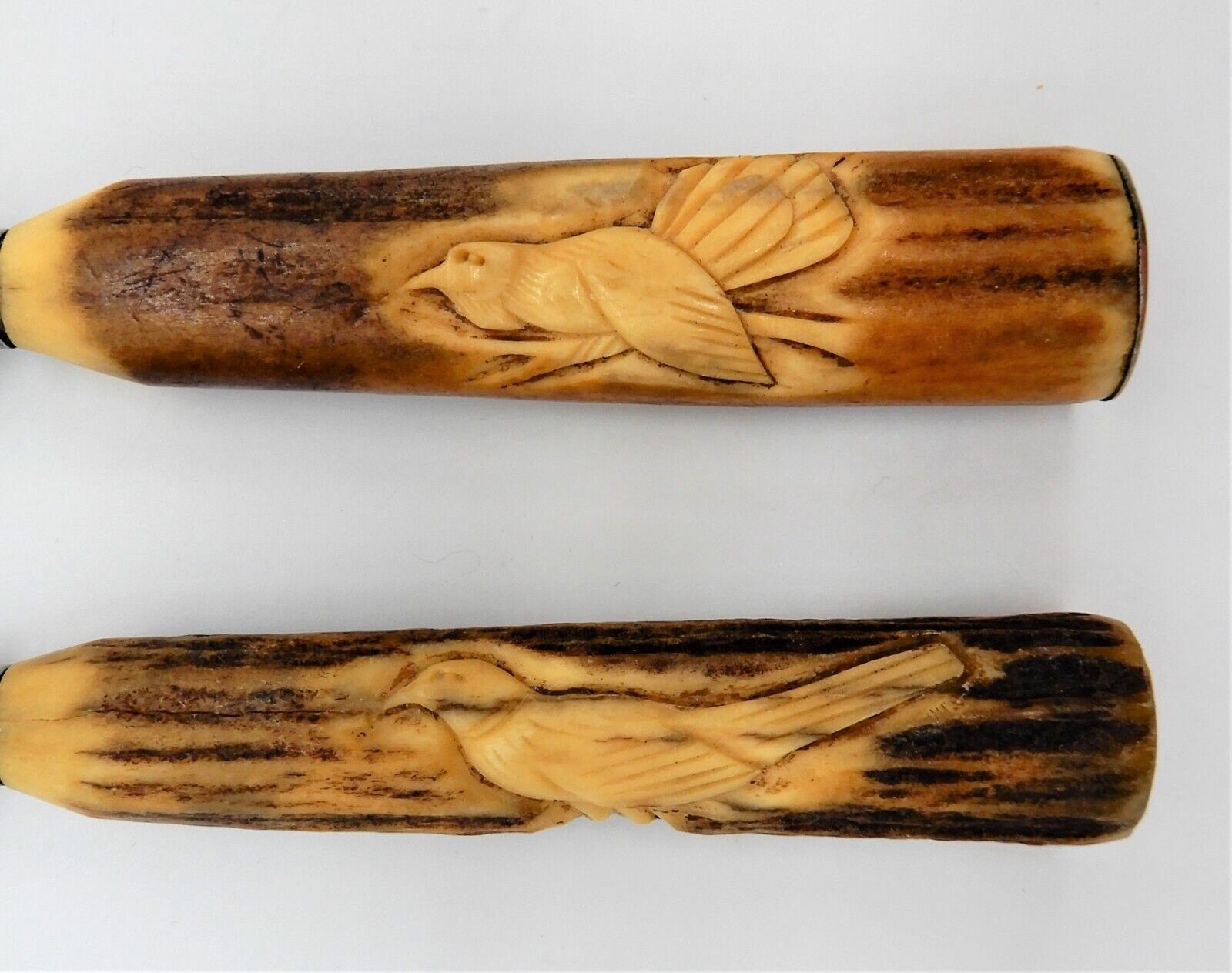 Rostfrei Solingen Steak Knives Carved Bird Handles (Set of 2)