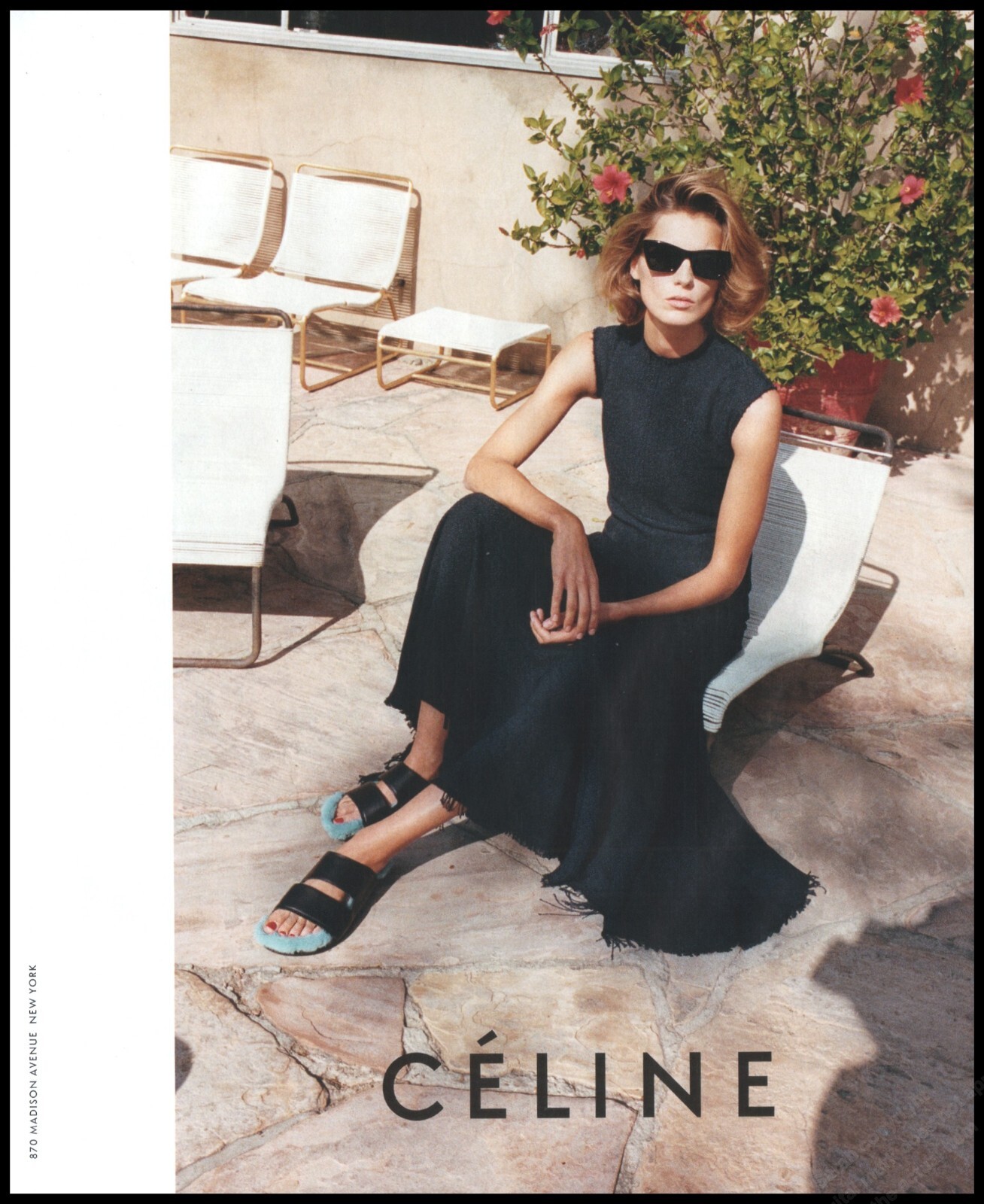 FootwearCeline Magazine Print Ad Women Fashion Long Legs shoes 2013-1pg