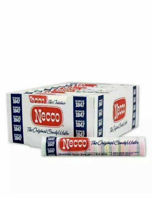 24 ct Necco Original Candy Wafers - 2.2 oz Rolls