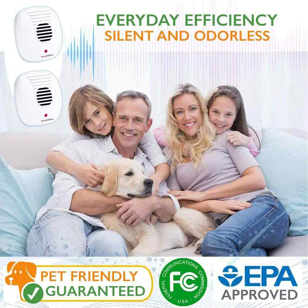 Ultra-Sonic Pest Repeller with AC Outlet and Night Light (3-Pack)