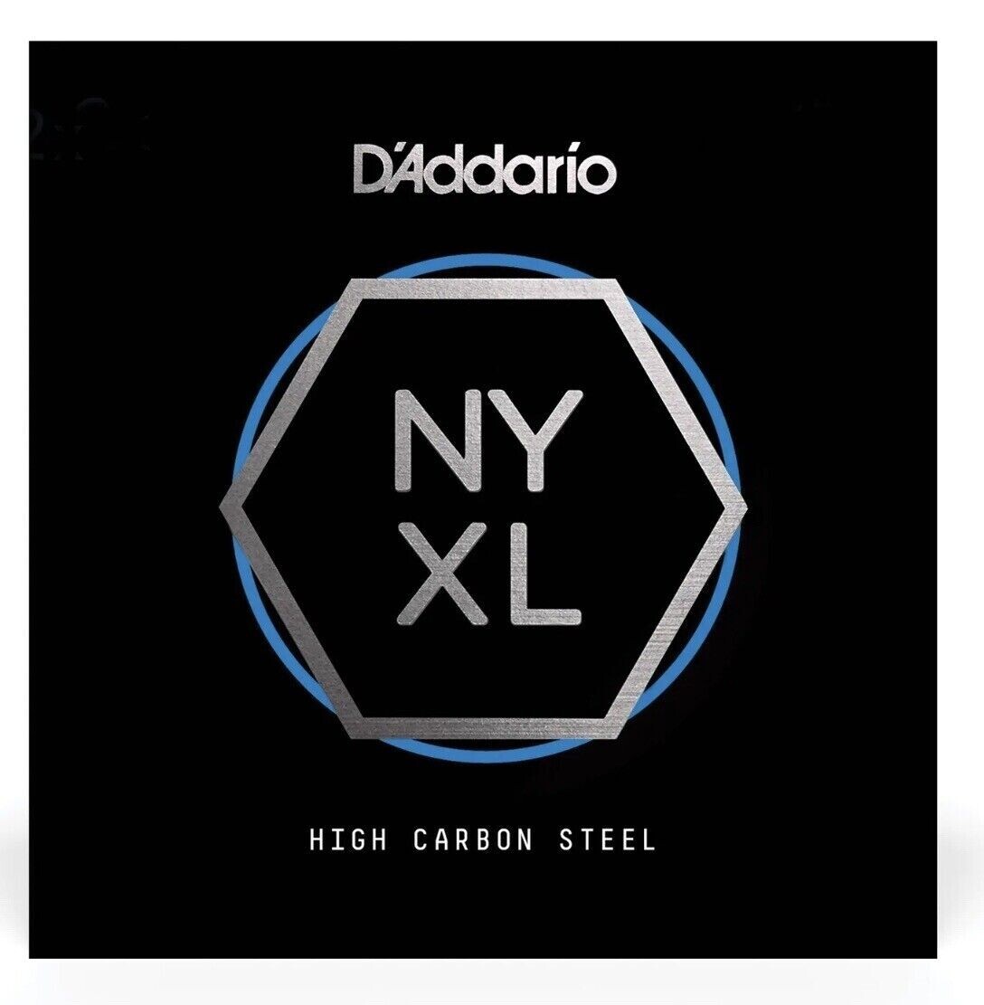 D'Addario NYS011 Single Steel Guitar String .011 NYXL Electric or Acoustic