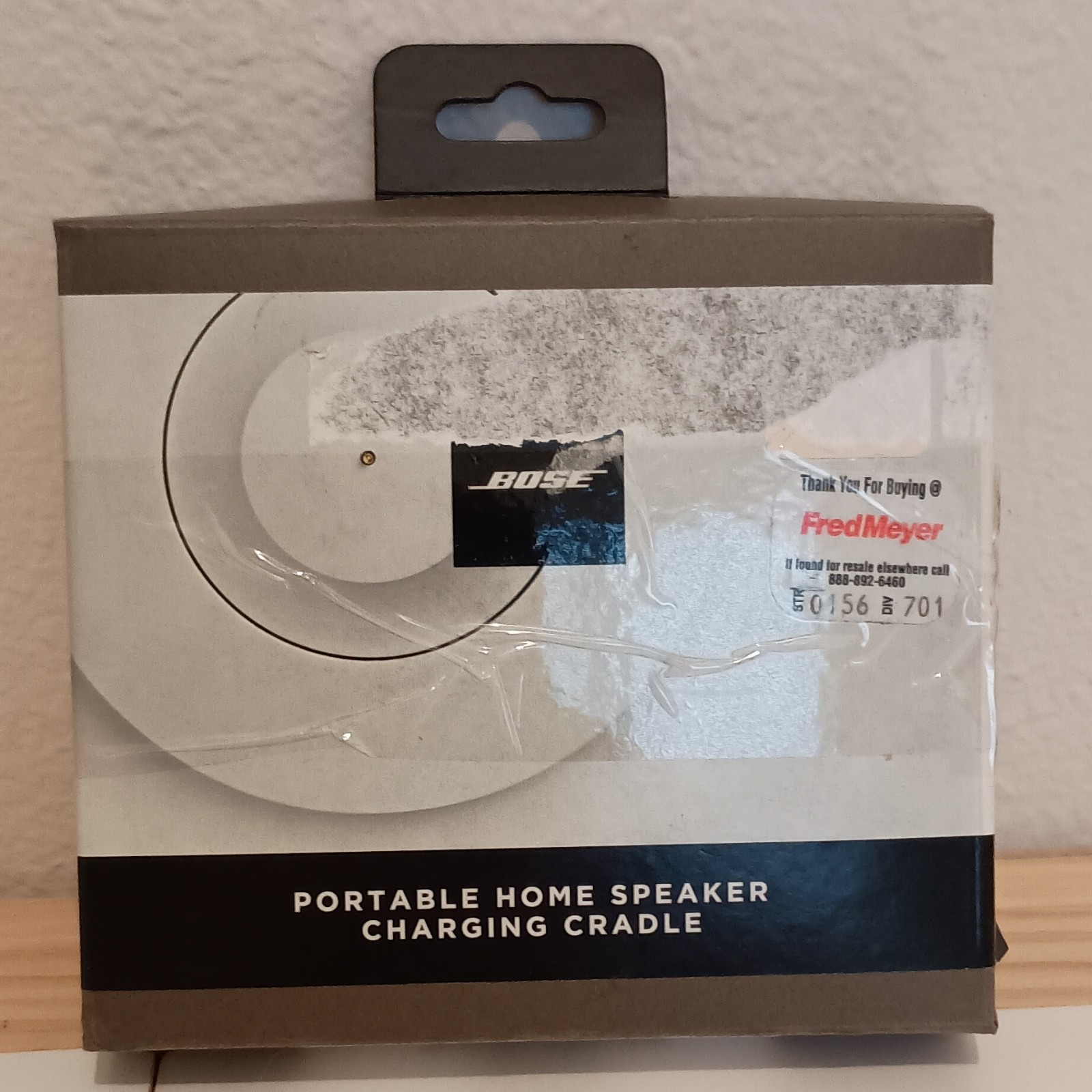 OPEN BOX Bose 830895-0030 Portable Home Speaker Charging Cradle Silver Genuine