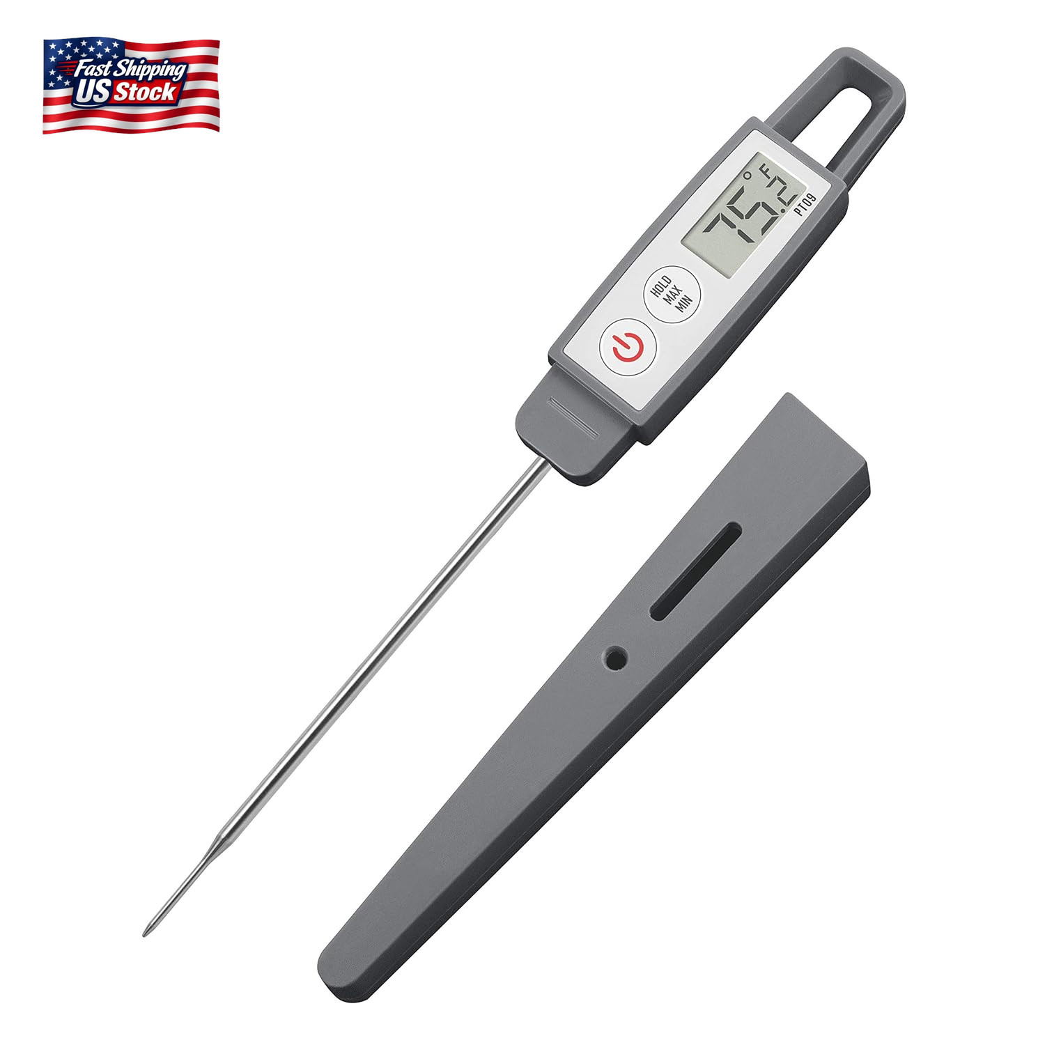 Lavatools PT09 Super-Quick Commercial Grade Digital Thermometer for Cooking, Mea