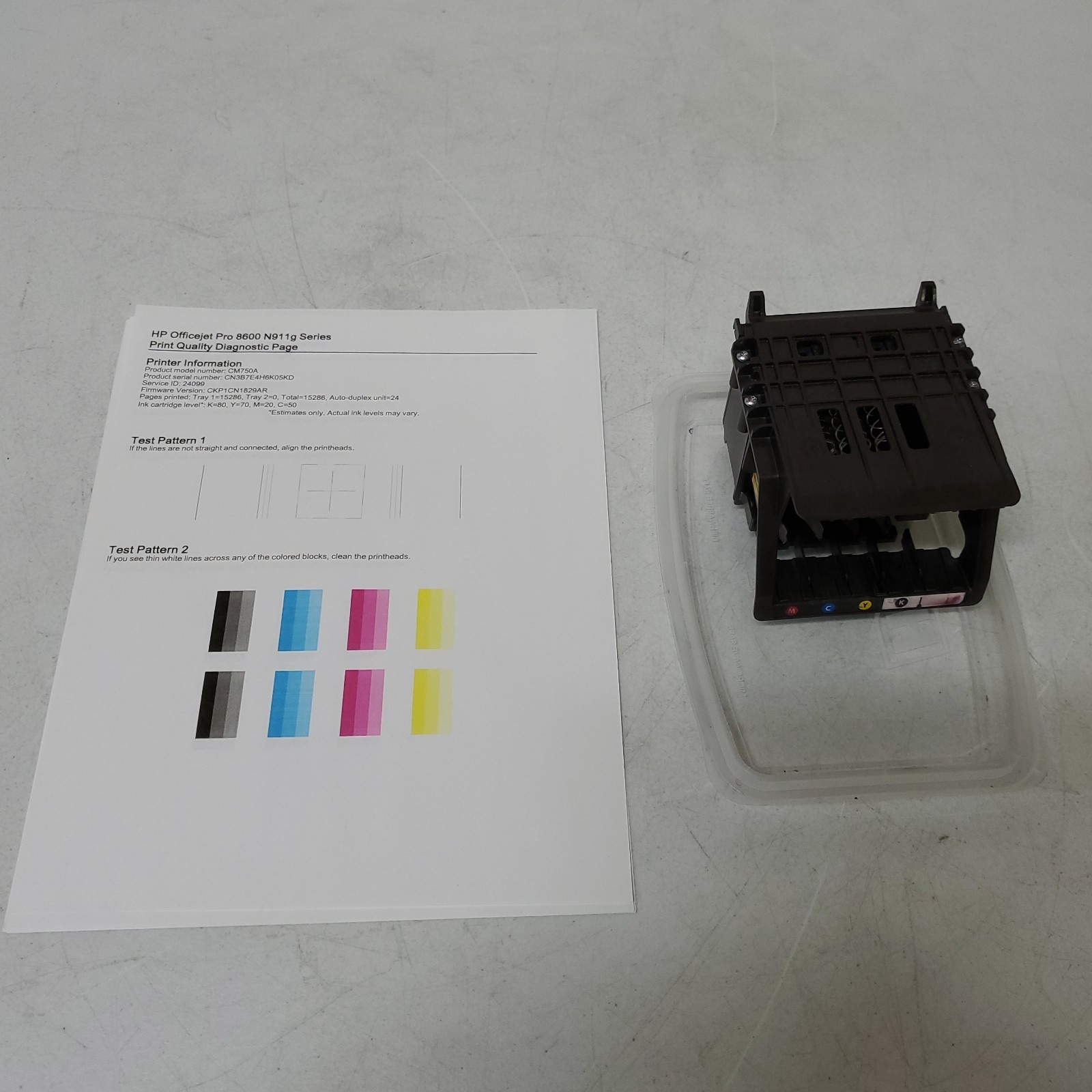 HP Officejet Printhead [Imperfect Cyan] 950 951 - 8600 8610 8625 8100 251 276