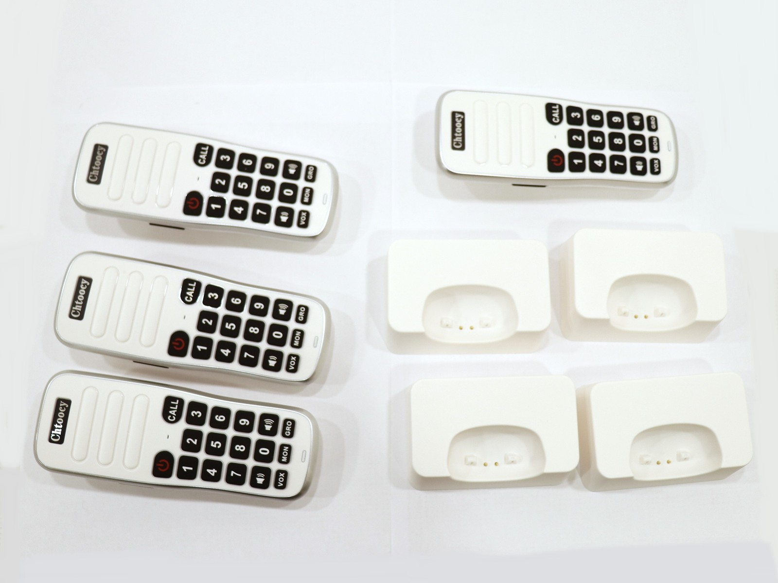 Chtoochy C668-P4 Wireless Rechargeable Intercom System