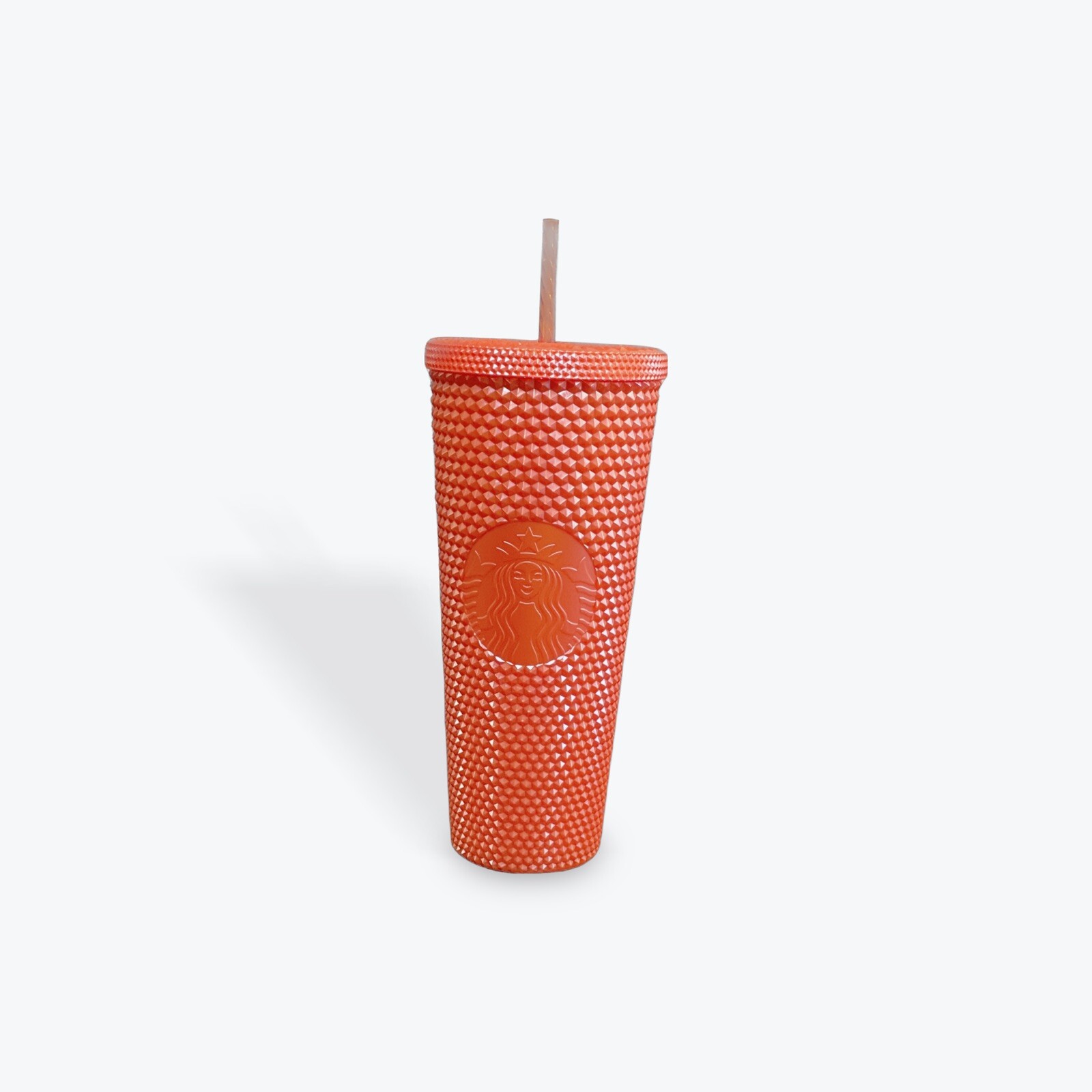 Starbucks Fall Halloween 2022 ‘Bling Pearlized’ Orange Studded Tumbler