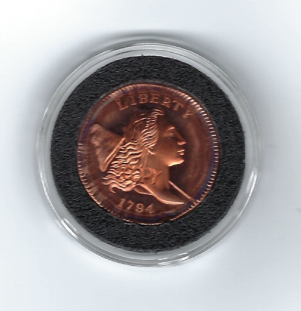 GMM 1794 Liberty Cap with pole Half Copper Cent