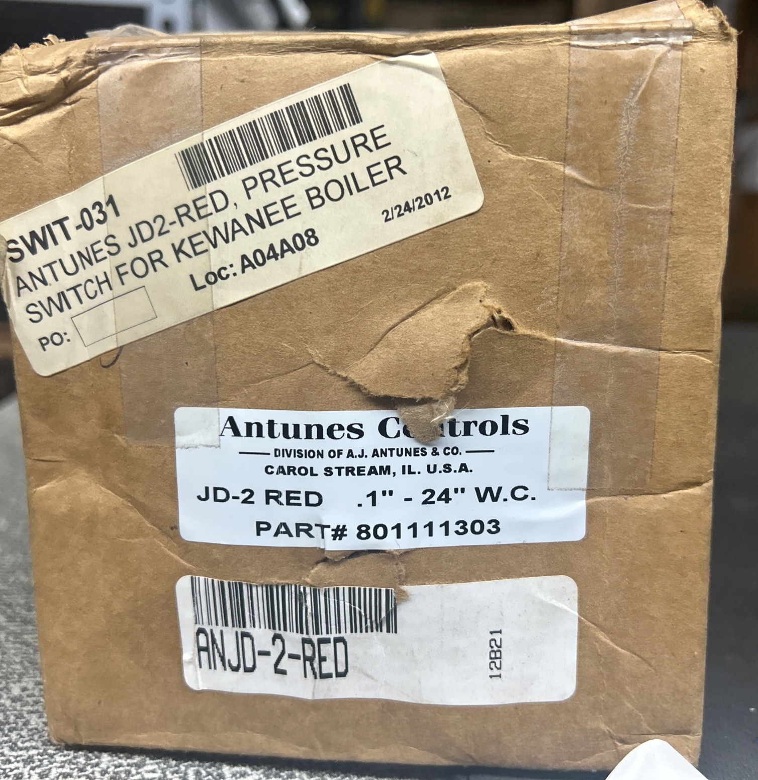 ANTUNES CONTROLS JD-2-RED / JD2RED (BRAND NEW)