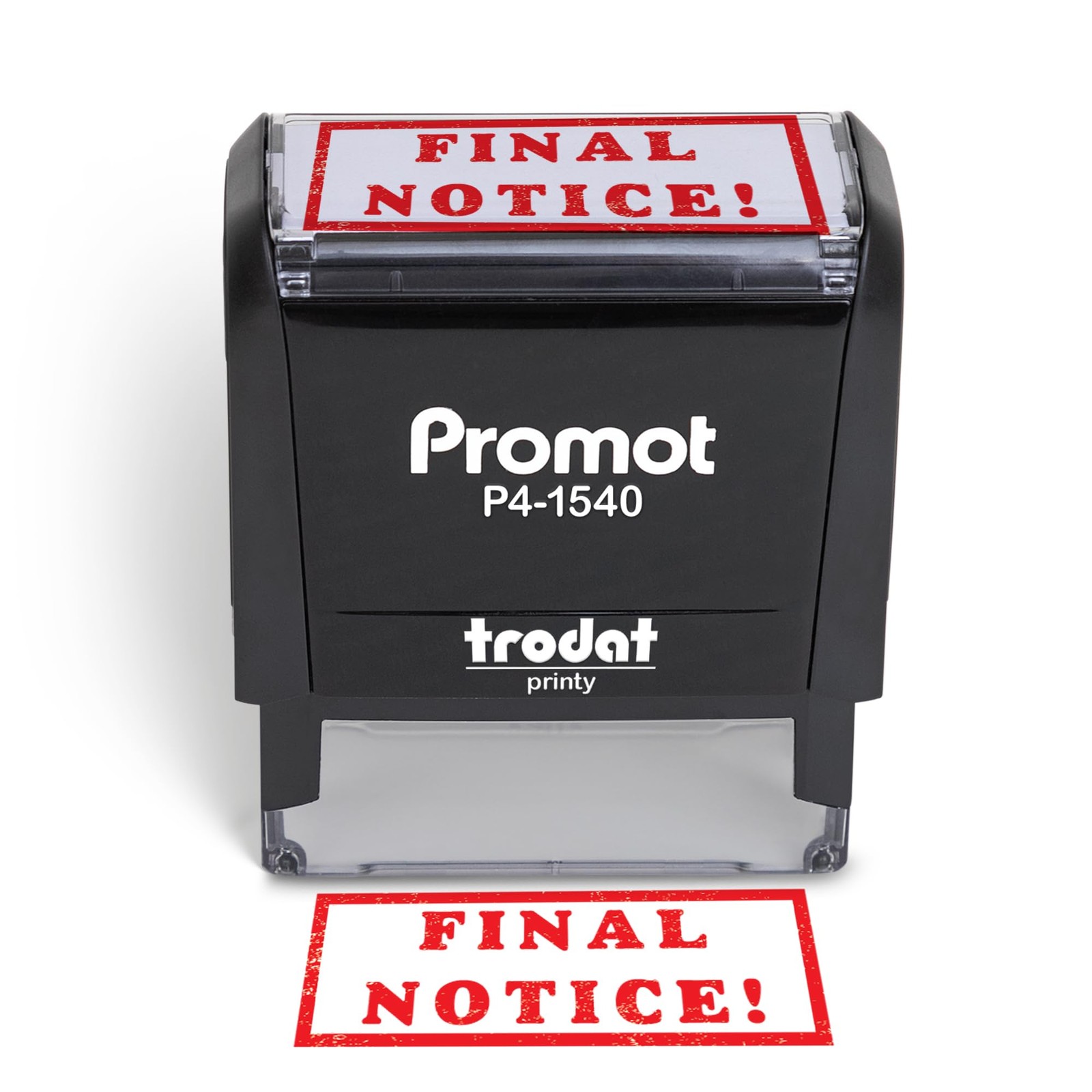 Final Notice Office Self Inking Rubber Stamp Marking Ink Stationery Tool
