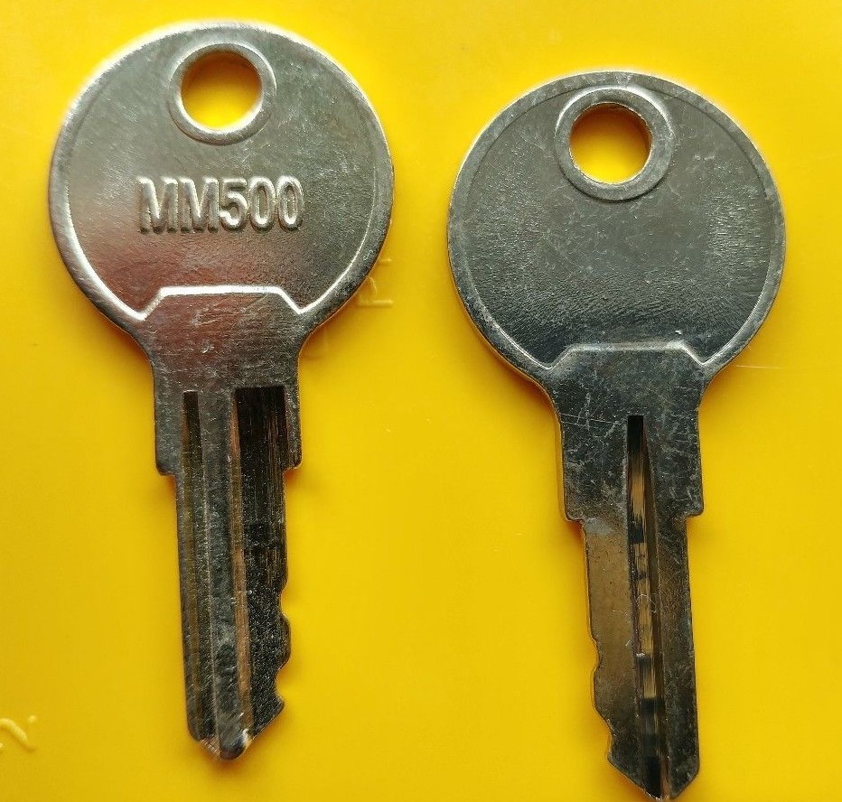 Pair of MM500 Cash Drawer Keys Compatible with Star Max CD5 1918 Series Models
