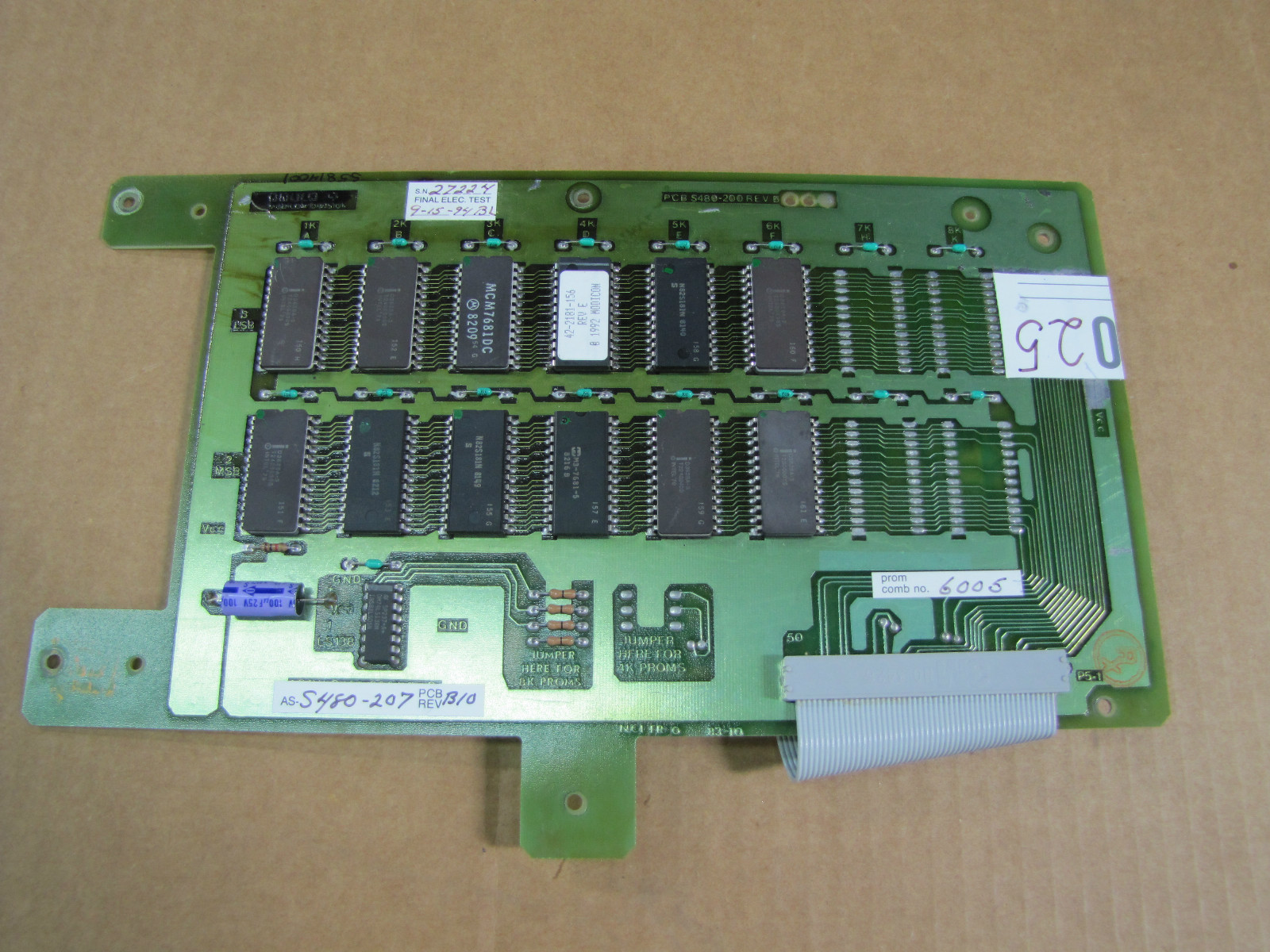 GOULD/MODICON MEMORY CPU AS-S480-207 S480-200 ASS480207